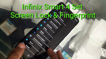 How to Set Screen lock & Fingerprint in Infinix smart 4 || Infinix Lock Screen & Fingerprint Setting
