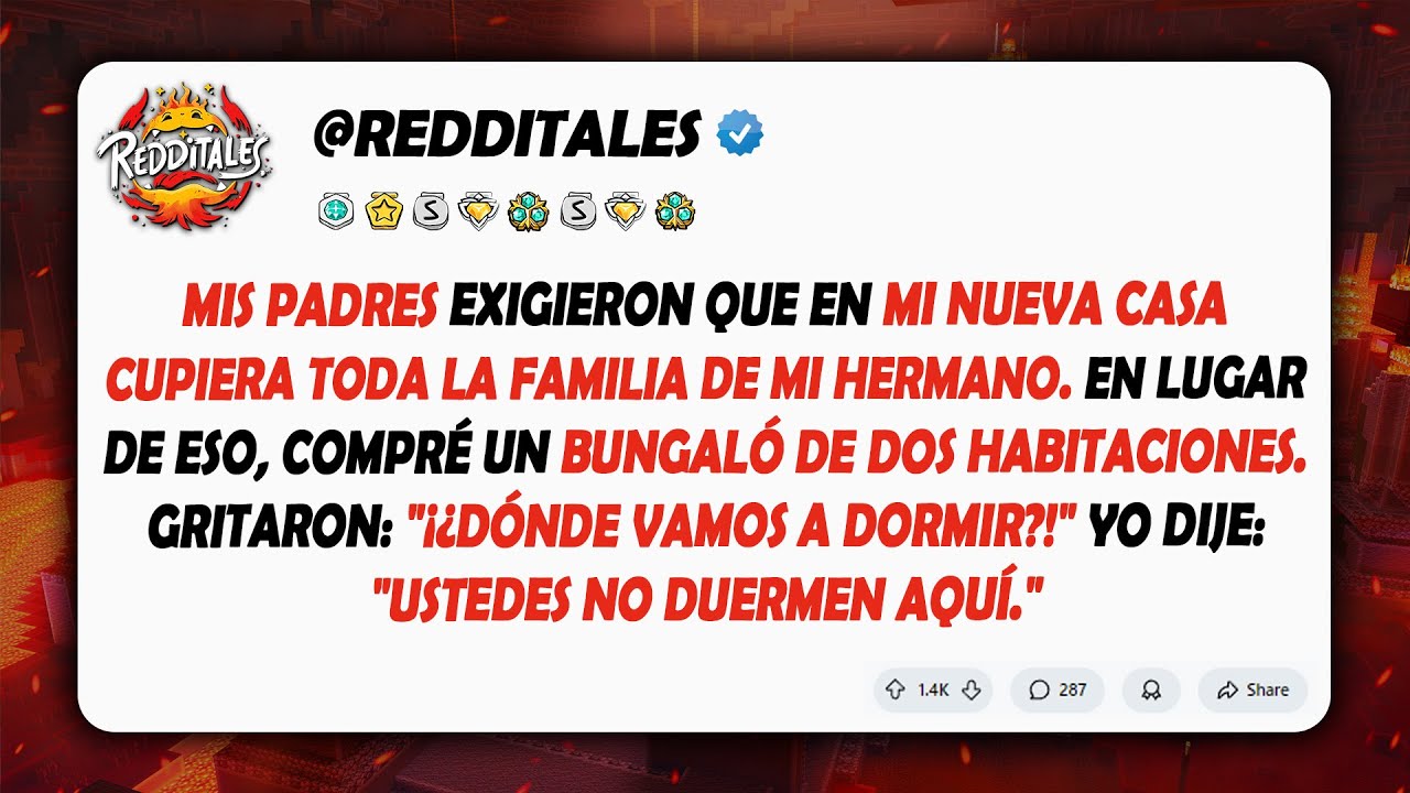 Mis padres exigieron que en mi nueva casa cupiera toda la familia de mi hermano. En lugar de eso...