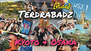 VLOG | Terdrabadz in Kyoto & Osaka “SCiUS TU10 school trip”