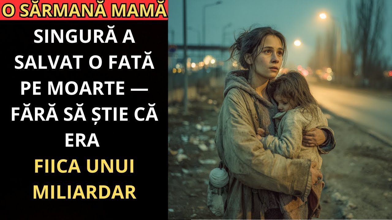 O MAMĂ SINGURĂ SĂRACĂ A SALVAT O FATĂ PE MOARTE, FĂRĂ SĂ ȘTIE CĂ ERA FIICA UNUI MILIARDAR.