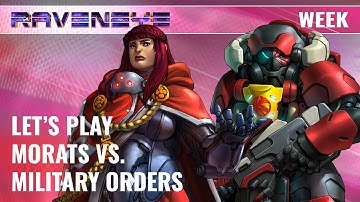 NEW Morat Aggression Forces VS PanO Military Orders Battle Report | Infinity #RaveneyeWeek