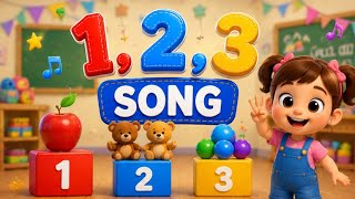 🔢 Lagu 123 untuk Anak | Belajar Angka 1 sampai 10 | Lagu Berhitung Seru untuk Bayi, Balita & Anak...