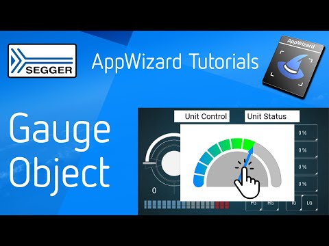 SEGGER emWin AppWizard — The Gauge Object