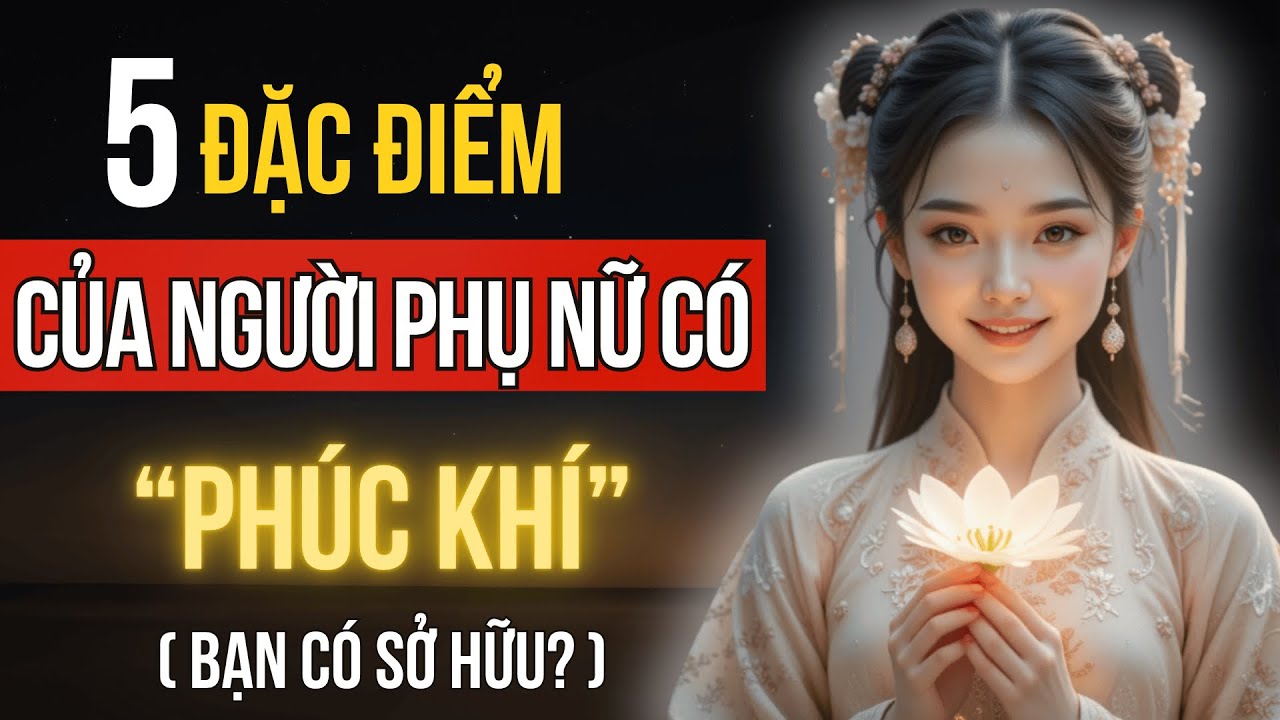 Phụ Nữ Có Phúc Khí Thường Có 5 Dấu Hiệu Này - Nhìn Vào Là Biết Ngay!