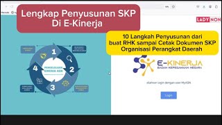 Terbaru 2024 Tutorial Penyusunan SKP di Aplikasi E Kinerja Bagi Pelaksana Instansi Pemerintah