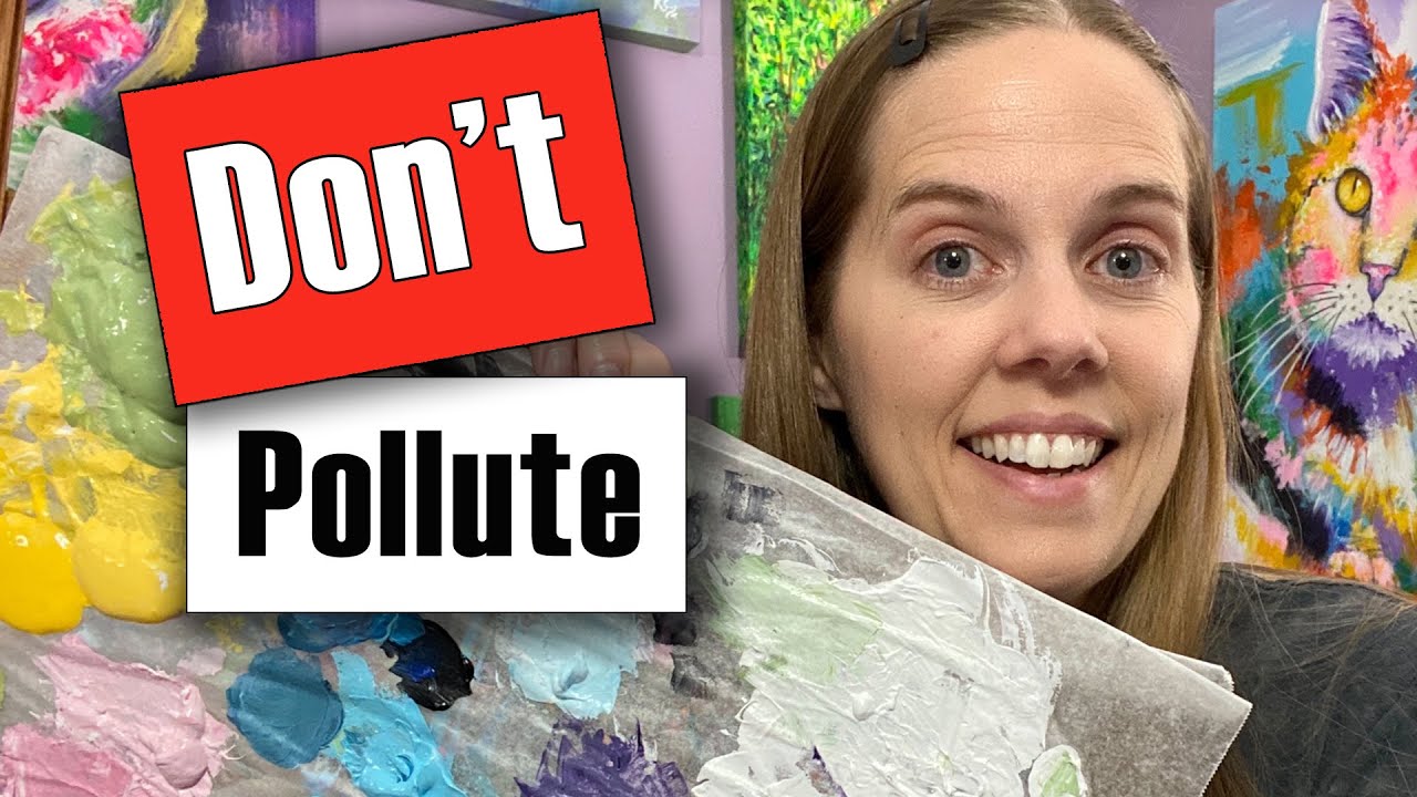 How to Dispose of Acrylic Paint PROPERLY YouTube