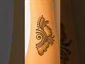 Simple mehendi design #mehndi #henna #creativehenna #hennadesign #hennamagic #satisfying#artist#art