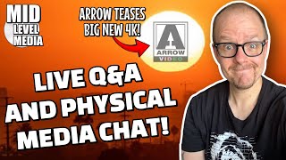 🔴LIVE Ask Me Anything Physical MEDIA And Movie Chat! | New TEASER From Arrow Video!