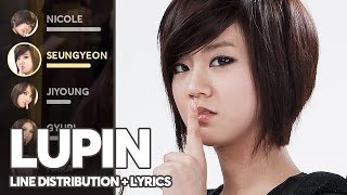 KARA - Lupin (Line Distribution + Lyrics) PATREON REQUESTED