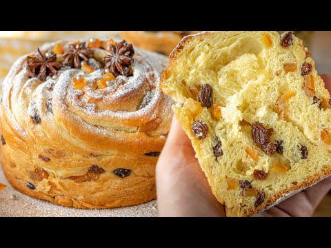 Incredibly delicious Kulich Craffin - EASTER BREAD  easter brioche easy recipe  paska  asmr