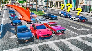 СЛЕПЫЕ КОПЫ МЕНЯ НЕ ЗАМЕТИЛИ В ПОТОКЕ И ПРОЕХАЛИ МИМО! ПОГОНИ В GTA 5 ONLINE!