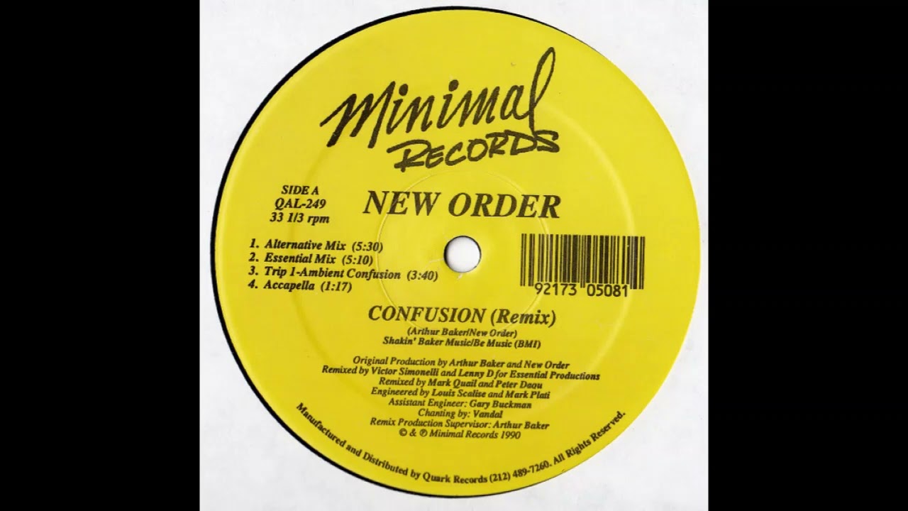 New Order - Confusion (Extended Version)1983 - YouTube