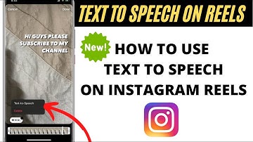 How To Use Text To Speech Features On Instagram Reels || New Update Text To Speech Reels