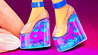 24 Unusual Crafts for Barbie and LOL Doll: Lava Lamp shoes, Jelly bear phones and more