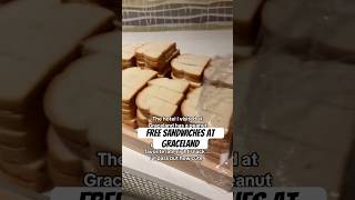 Free peanut butter sandwiches at Graceland #graceland #elvis
