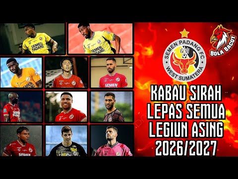 BOLABARENG x burungbet - SEMEN PADANG FC Resmi Coret Sebelas Pemain Asing Hadapi Liga 2 Indonesia Musim 2026/2027