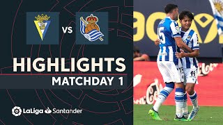 Highlights Cádiz CF vs Real Sociedad (0-1)