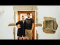 Painting Inside Our Tiny Home The Traditional Way | Working with Limewash