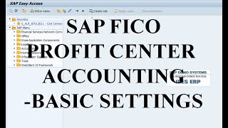 SAP FICO PROFIT CENTER ACCOUNTING - BASIC SETTINGS screenshot 2