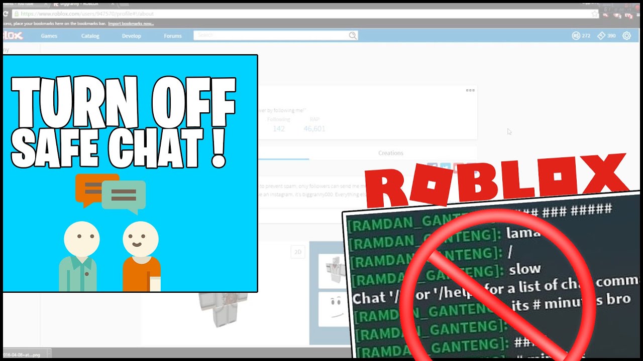 how to turn off safe chat on roblox under 13 2020