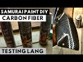 DIY CARBON FIBER PAINT JOB USING SAMURAI PAINT