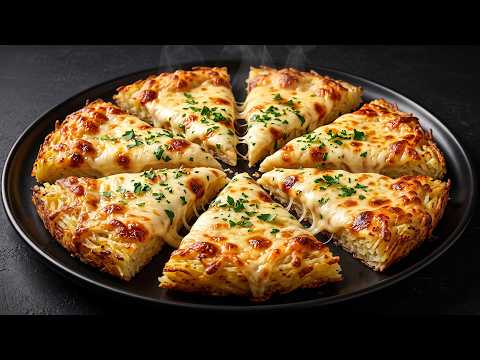 3 Eggs and 3 Potatoes! These Stuffed Potato Pizza Won Everyone Over! 🍕