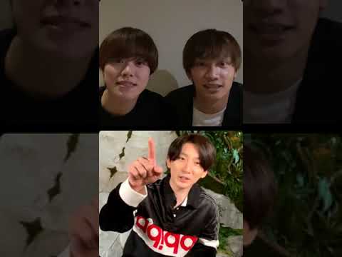 なにわ男子 ＆ SixTONES 京本大我くん インスタライブ (2022年9