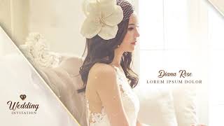 Romantic Wedding Invitation Video ( Kode WI 02 ) - Video Undangan Pernikahan Animasi Keren