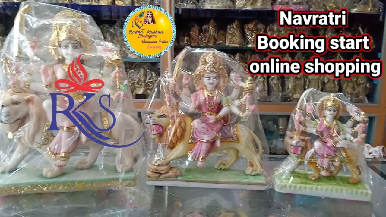 9,12,15inch Marble dust maa durga murti available only on 