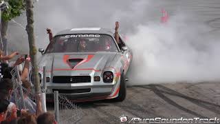 AMERICAN CAR BURNOUT  Camaro , Smoking Tires ,Poweslides & Pure sound 2