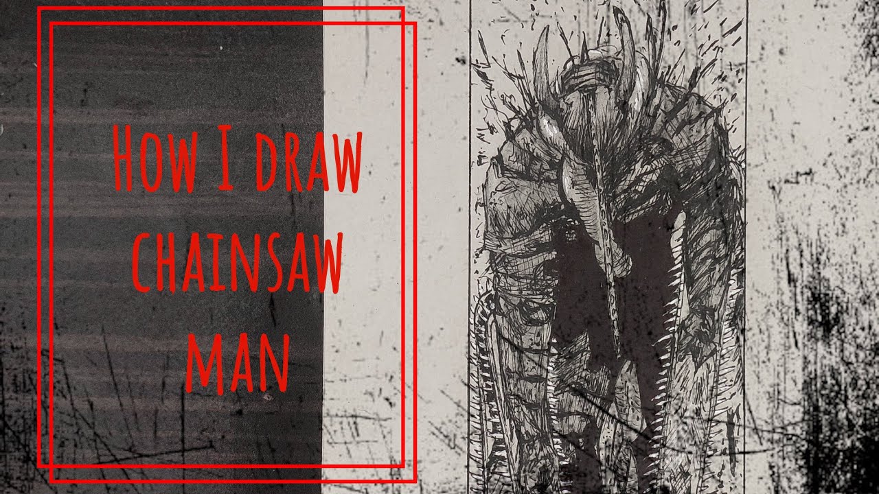 Chainsaw man denji manga(how I draw) - YouTube