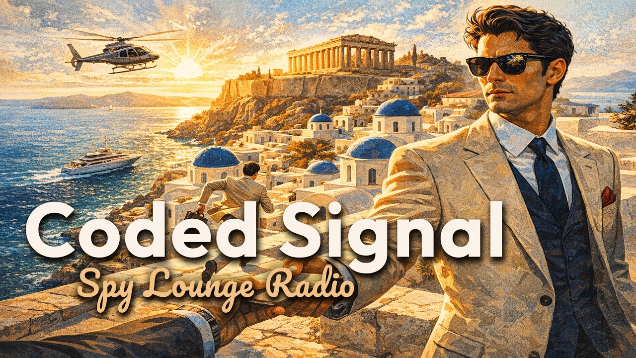 CODED SIGNAL  — 1960s Spy Jazz • Night Driving, Relaxation & Focus (No Vocals)