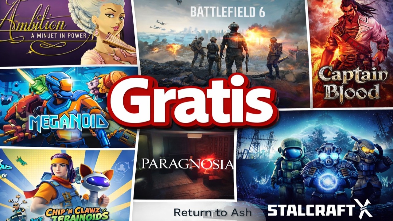 ¡Juegos GRATIS! 🎮🎁 · STALCRAFT: X, Return to Ash, Paragnosia, Meganoid y Más
