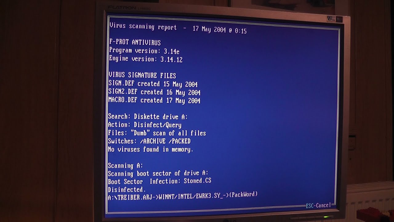 Wo kommt der "Stoned" DOS  BootSektor Virus her?