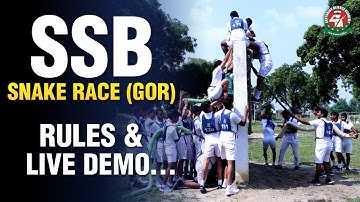 Group Obstacle Race (GOR) Snake Race Rules | SSB GTO Task Practice | Best SSB Coaching in India #ssb