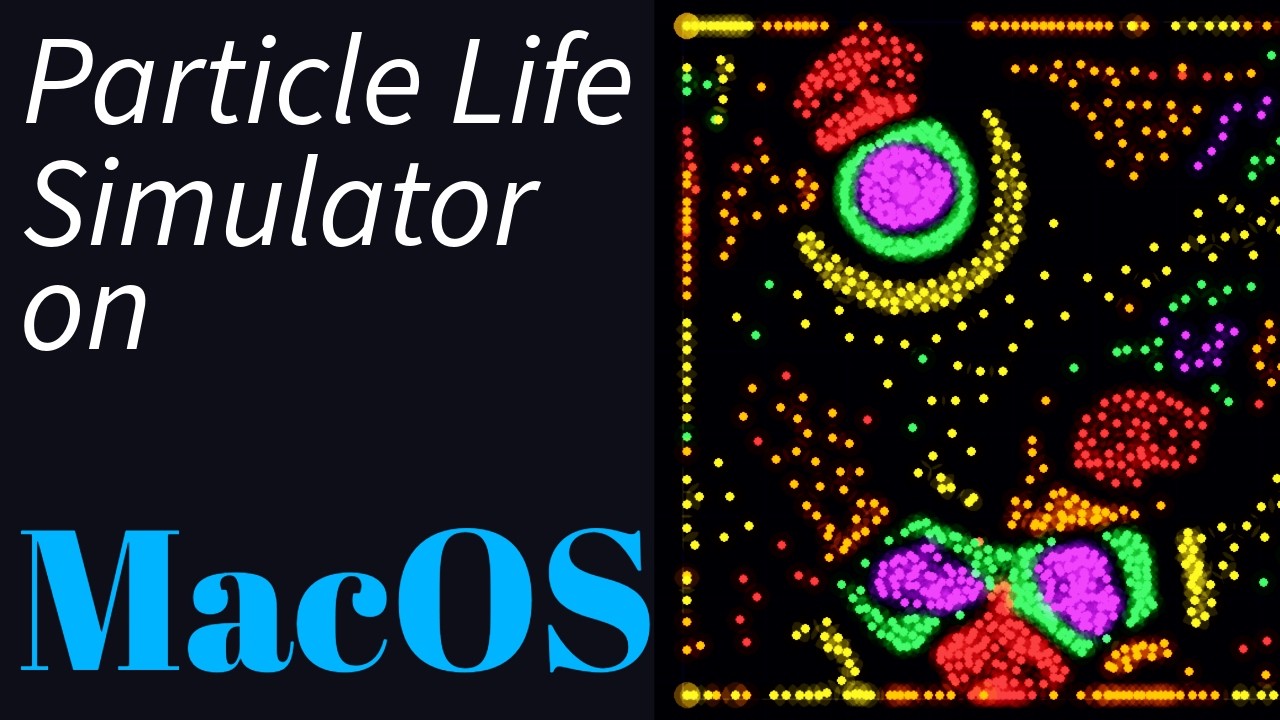 Particle Life Simulator on MacOS? | OrangehCastle - YouTube