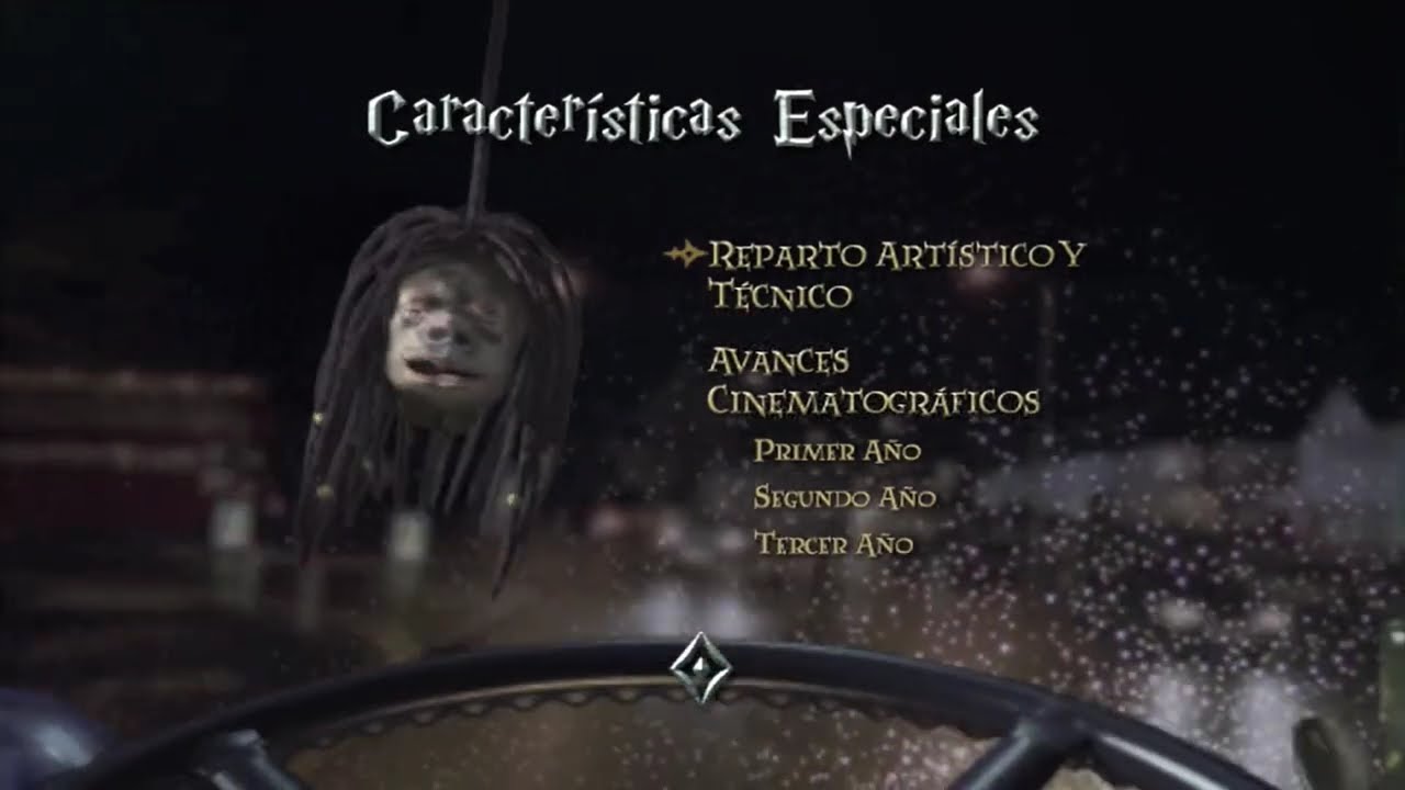 Harry Potter y el prisionero de azkaban - DVD menú