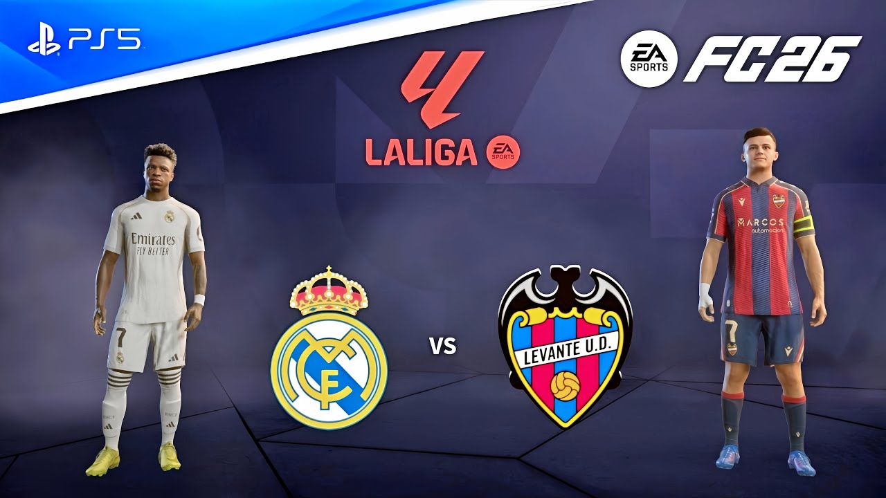 ФК 26 - Реал Мадрид против Леванте | Полный матч сезона Ла Лиги 25/26 | PS5 [FHD60]