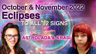 Eclipses October, November 2022 Escalate World Crisis. All 12 Signs