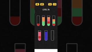 WATER SORT PUZZLE level 24