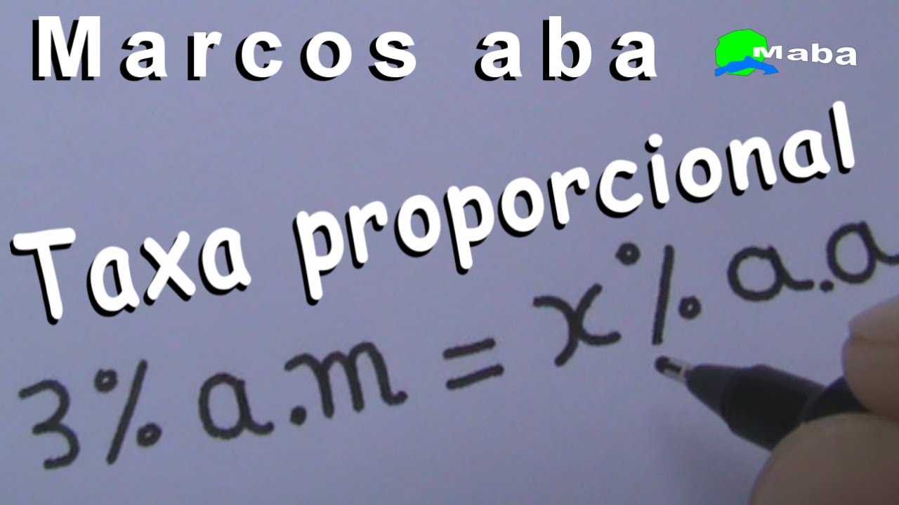 TAXA EQUIVALENTE Proporcional Juros Simples YouTube