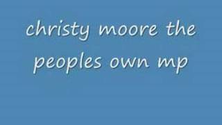 peoples own mp christy moore chords