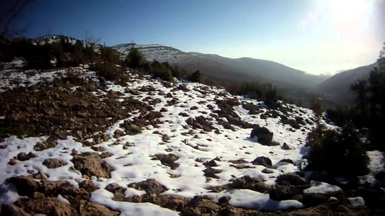 NEW Hunting in Lebanon Walking in the snowy lebanese hills 2 (chasse