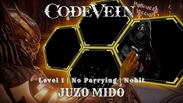CODE VEIN ~ Juzo Mido Nohit [Level 1, No Parrying] ~ Halloween Special