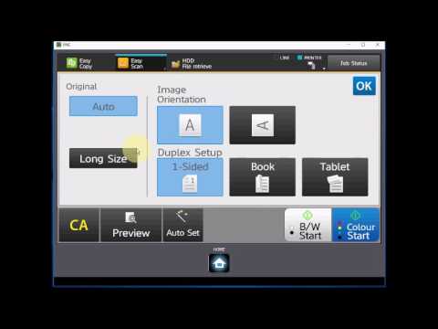 double sided scanning using the SHARP MX6070N
