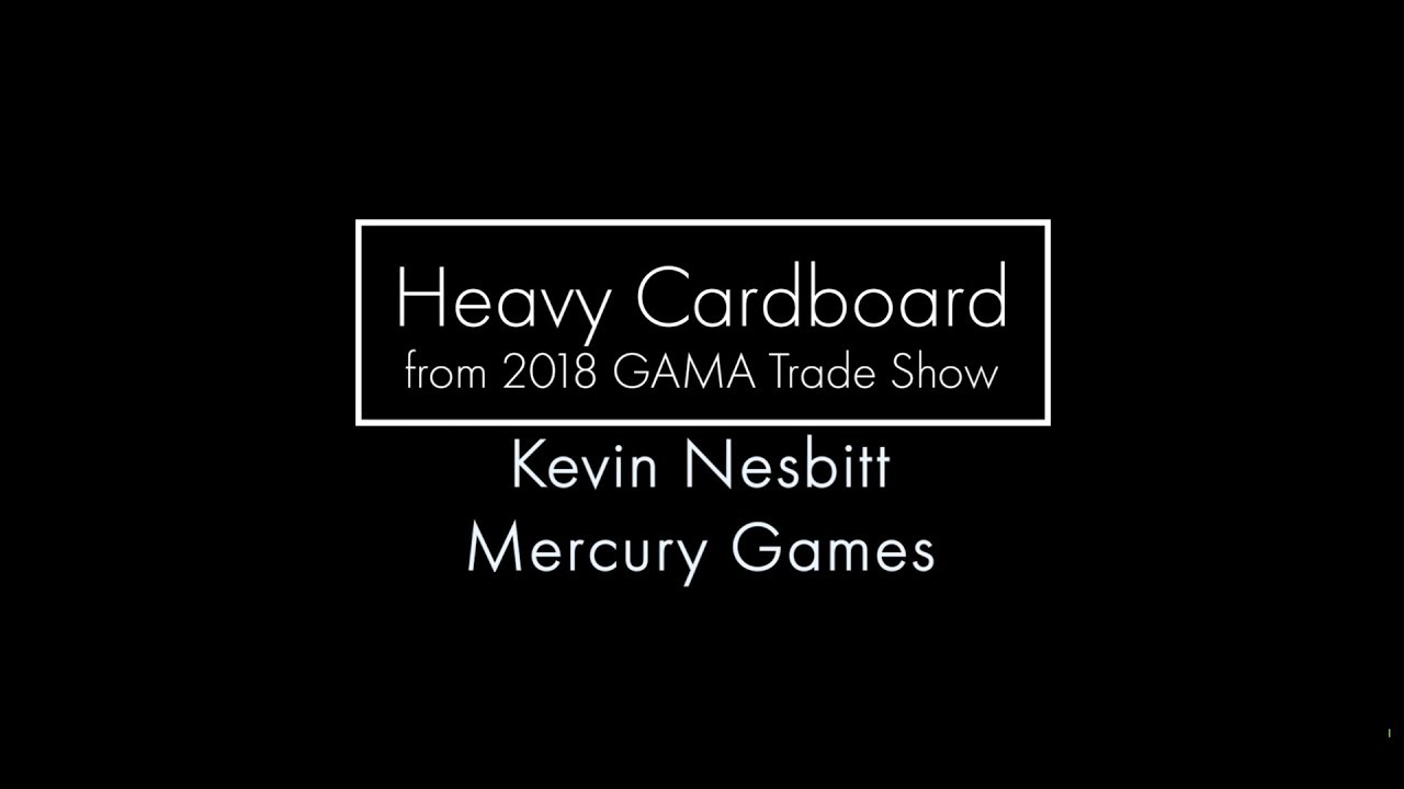 Mercury Games discusses 10th Ann. of Container and Big City reprint at GAMA 2018!