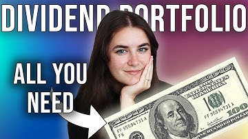 How To Start A Dividend Stock Portfolio With $100 | Step By Step