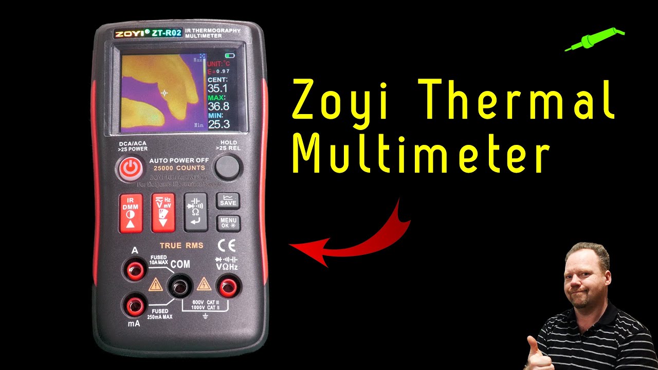 🔴 How Good Is The NEW Zoyi ZT-R02 IR Thermography Multimeter - My