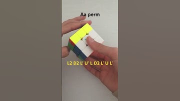Aa perm fingertricks and execution. #rubikscube #speedsolving #cube #cubber #cubing #cube #cubing