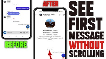 How to see first message on instagram without scrolling 2023